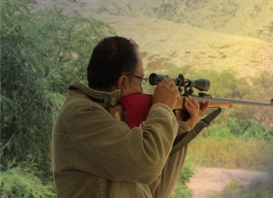 Tiro al blanco con carabina 22