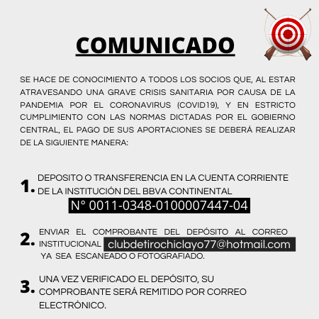 COMUNICADO COMUNICADO